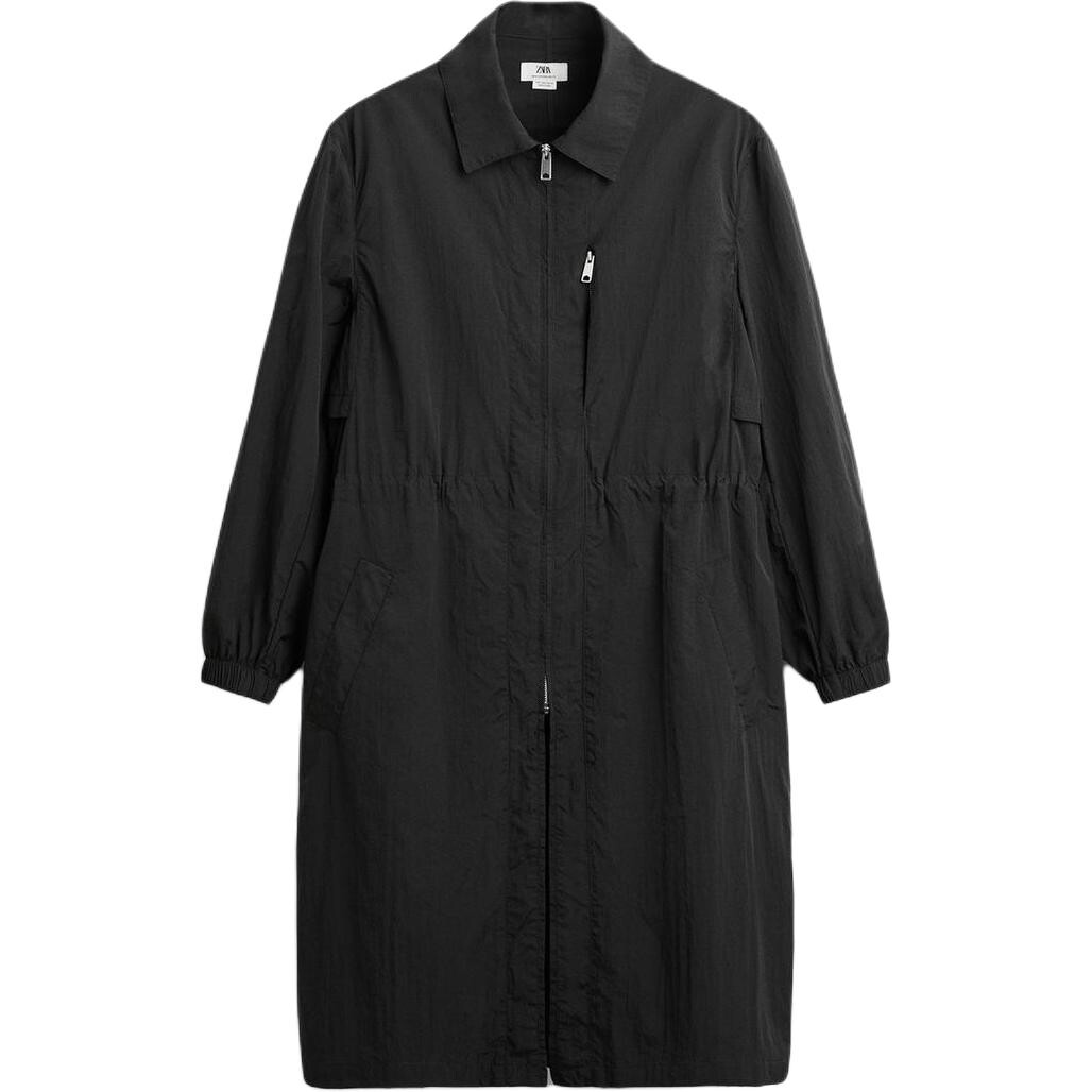 

Пальто мужское черное Zara, черный