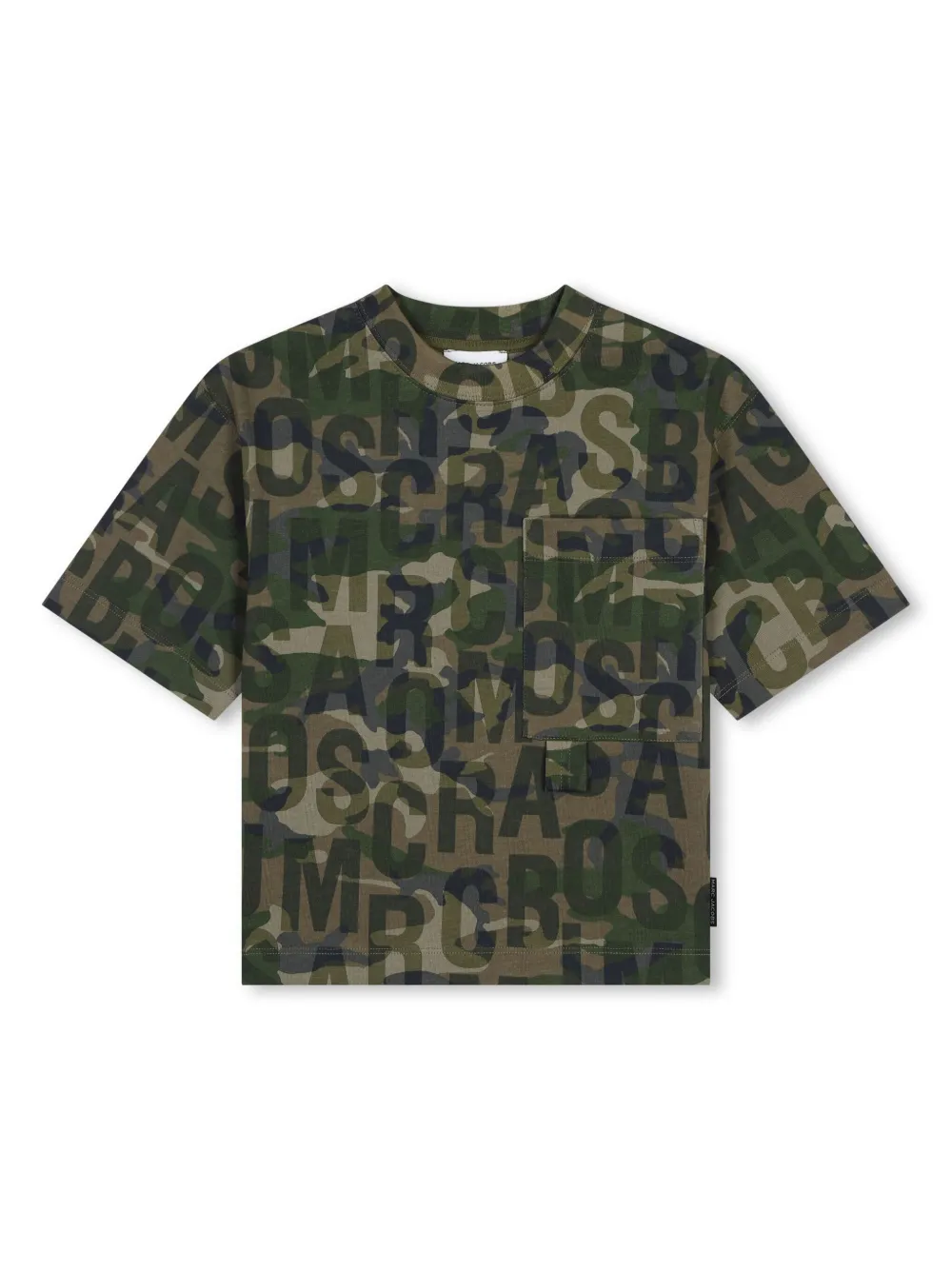 

Футболка с камуфляжным принтом Marc Jacobs Kids, зеленый