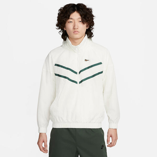 Куртка Nike Sportswear Wind Runner 1/2 Half Zip Top 'Sail Noble Green', цвет sail/noble green/sail — фото 2