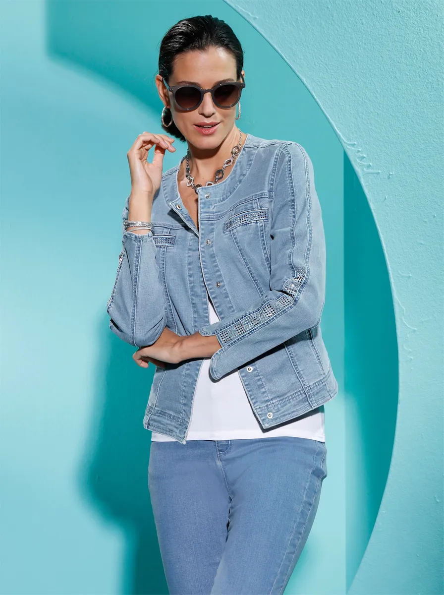 

Джинсовый пиджак Creation L "Blazer", цвет Blue-Bleached