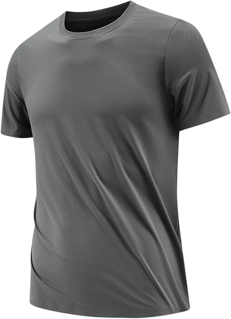 

Футболка мужская для тренировок летняя с коротким рукавом Quick Dry Slim