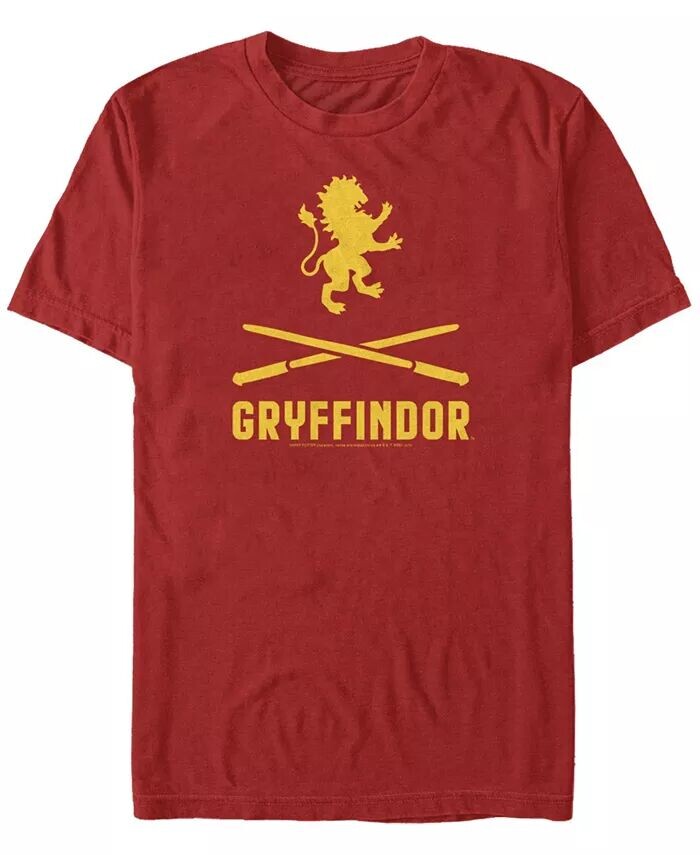 

Мужская футболка с коротким рукавом Gryffindor Icons Crew Fifth Sun, красный