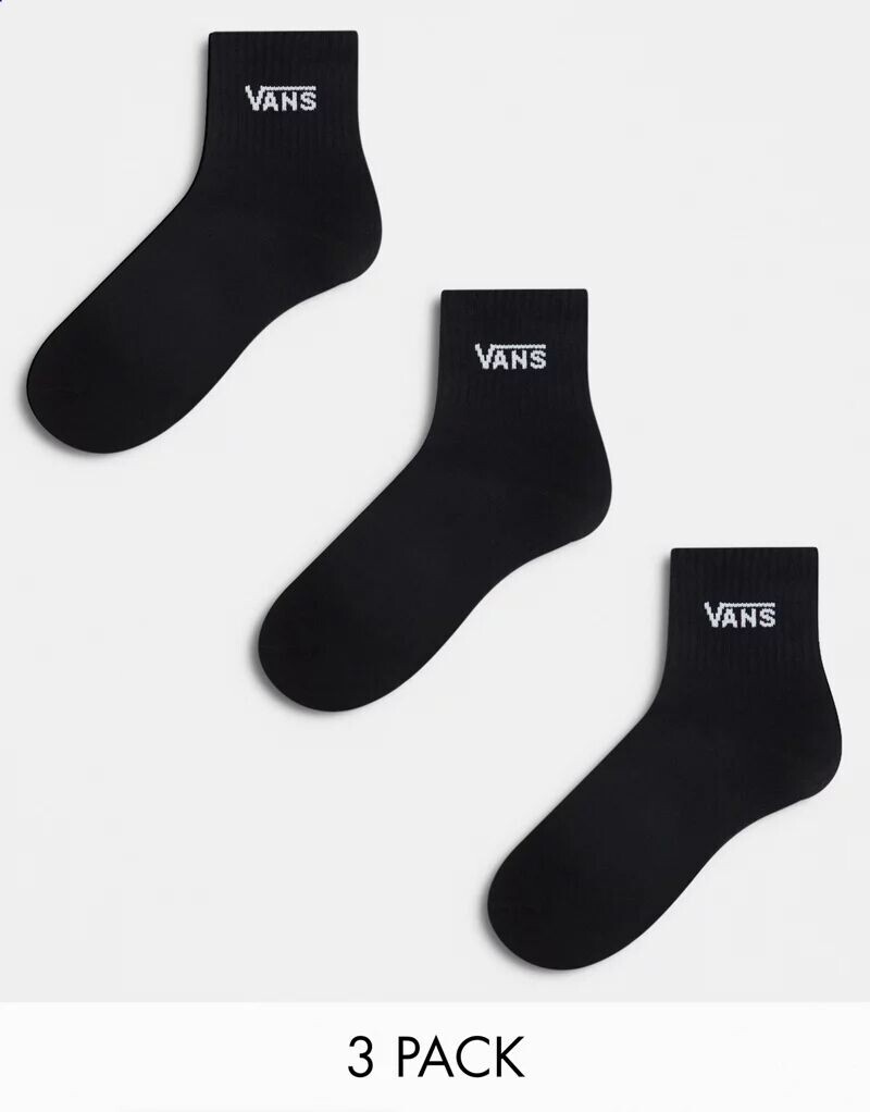 

Набор из трех коротких носков с круглым вырезом Vans Classic
