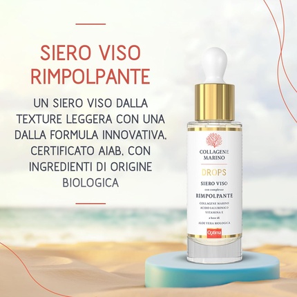 Сыворотка Optima Naturals — Капли морского коллагена для лица — фото 2