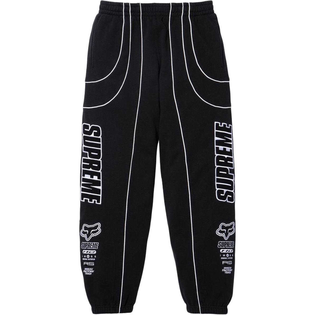 

X Fox Racing FW25 WEEK9 Sweatpant Knitted Sweatpants Unisex Supreme, черный