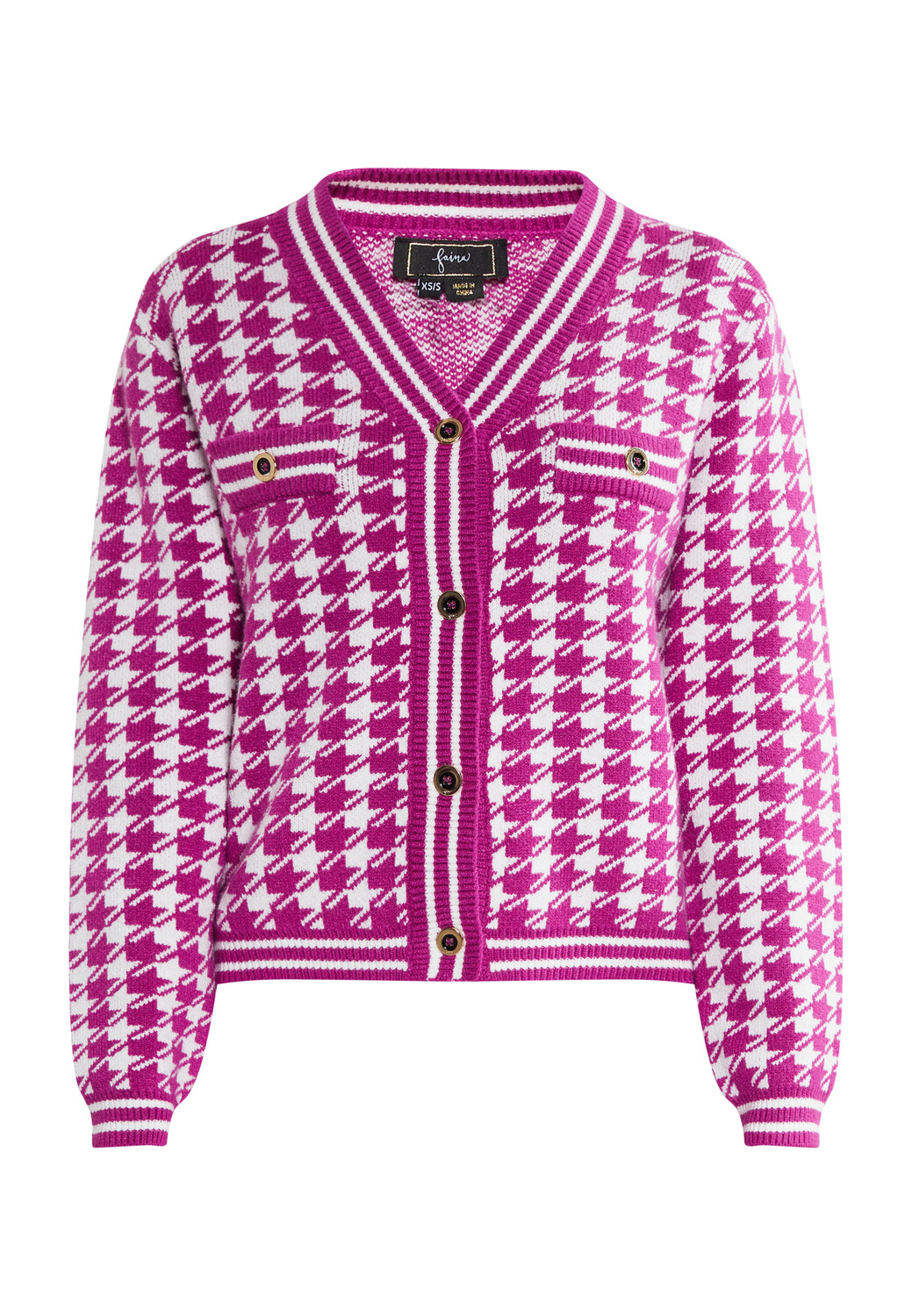 

Толстовка faina Strickjacke, фуксия