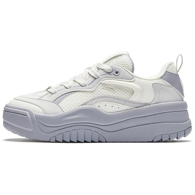 

Кроссовки ANTA Skateboarding Shoes Women's Low-top Ivory/Cumulus Gray, серый