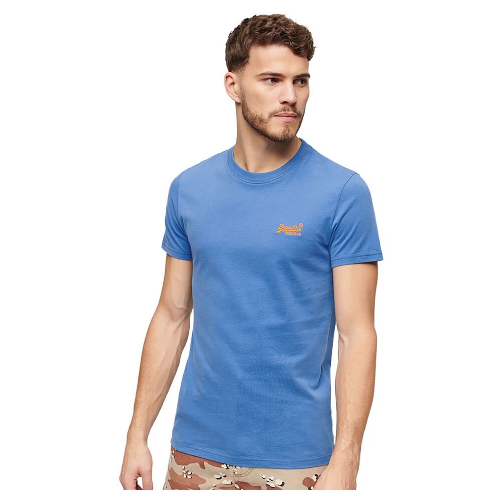 

Футболка с коротким рукавом Superdry Vintage Logo Embroidered, синий
