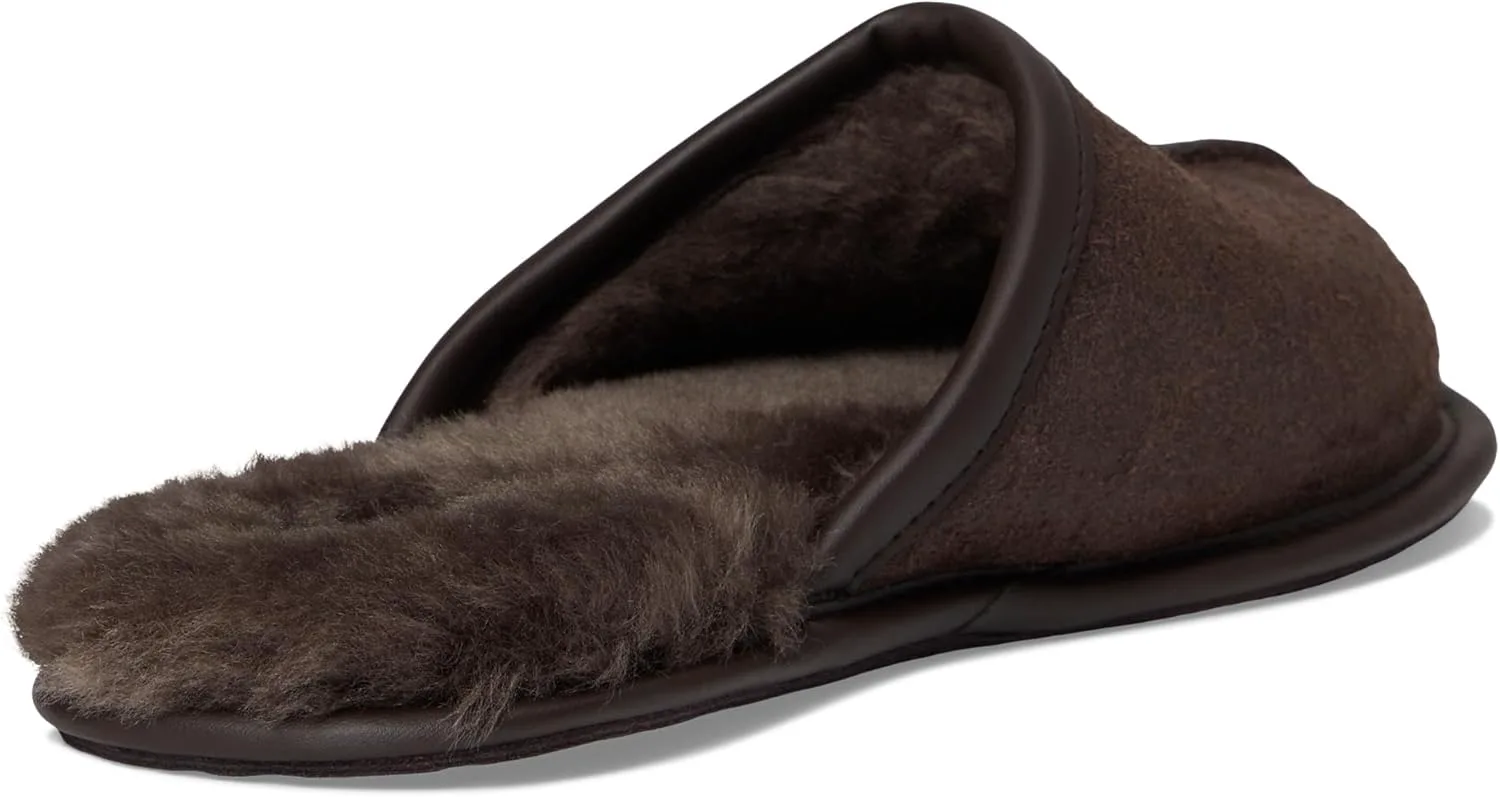 Мужские тапочки UGG Scuff из состаренной кожи — фото 3