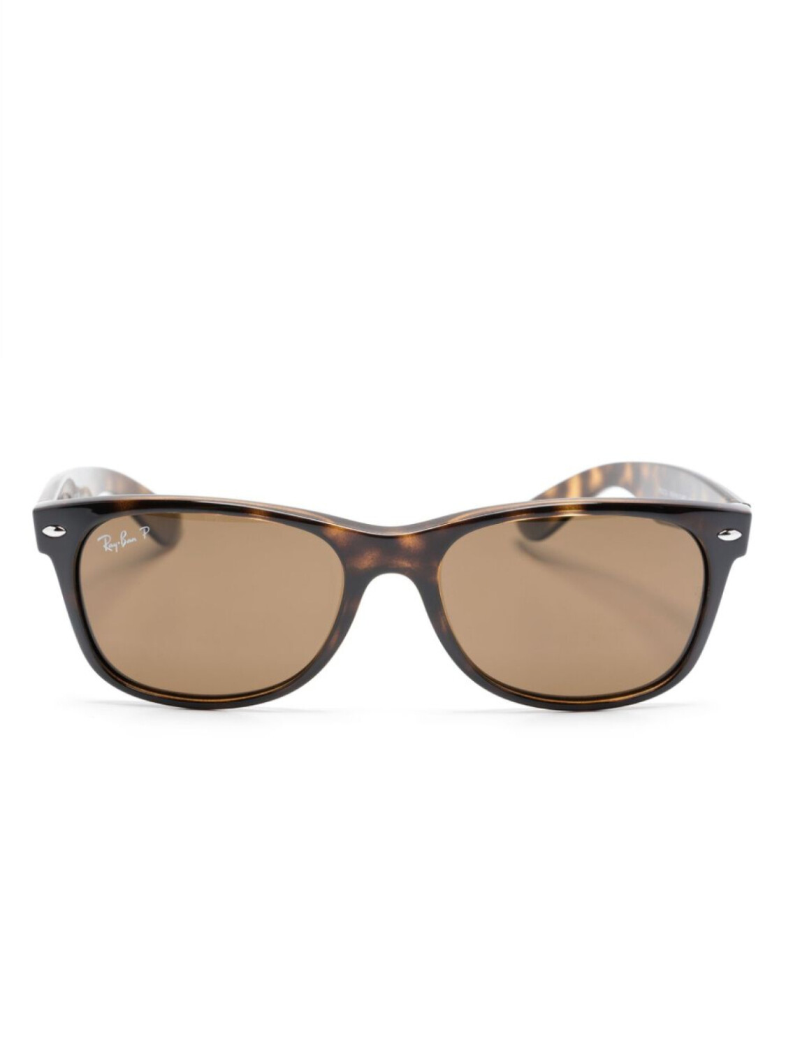 

Ray-Ban солнцезащитные очки Wayfarer черепаховой расцветки, коричневый