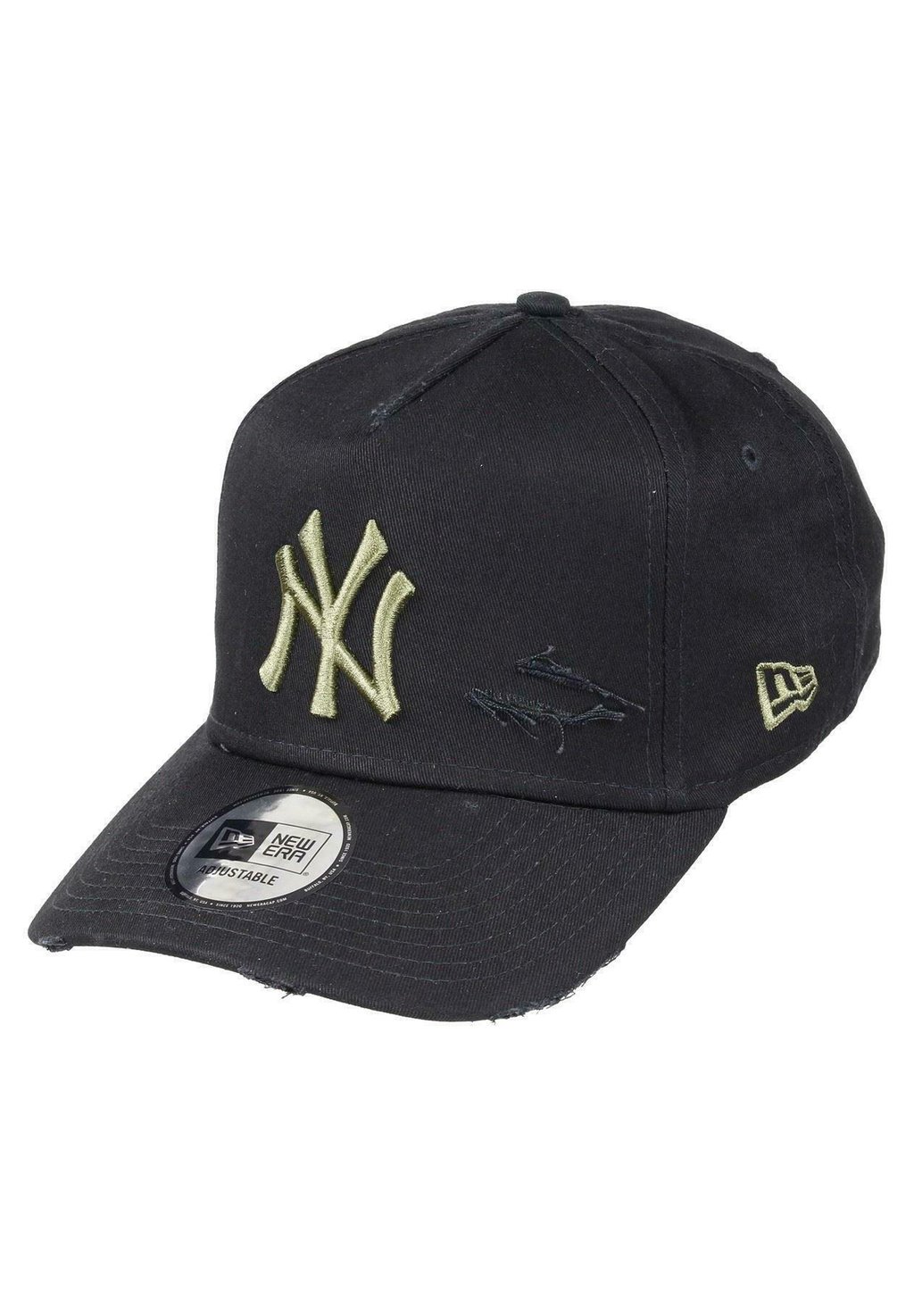 

Бейсболка YORK YANKEES DISTRESSED A FRAME TRUCKER New Era, цвет schwarz