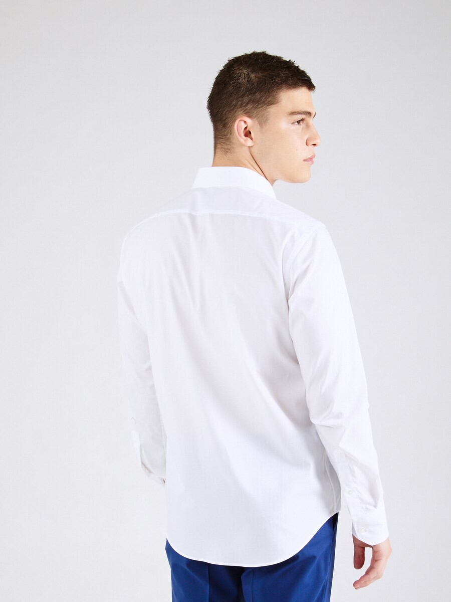 Повседневная рубашка BOSS Regular fit Button Up Shirt Joe, белый — фото 4