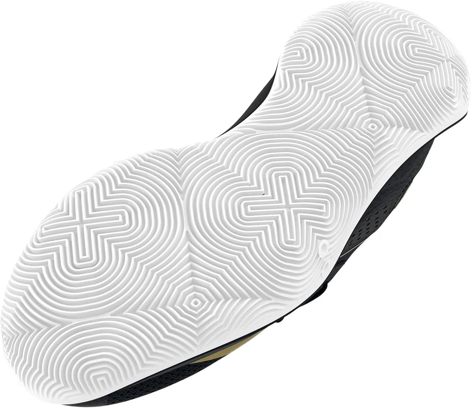 Баскетбольные кроссовки Under Armour Men's Ua Jet '23, черный/металлик золотой — фото 3