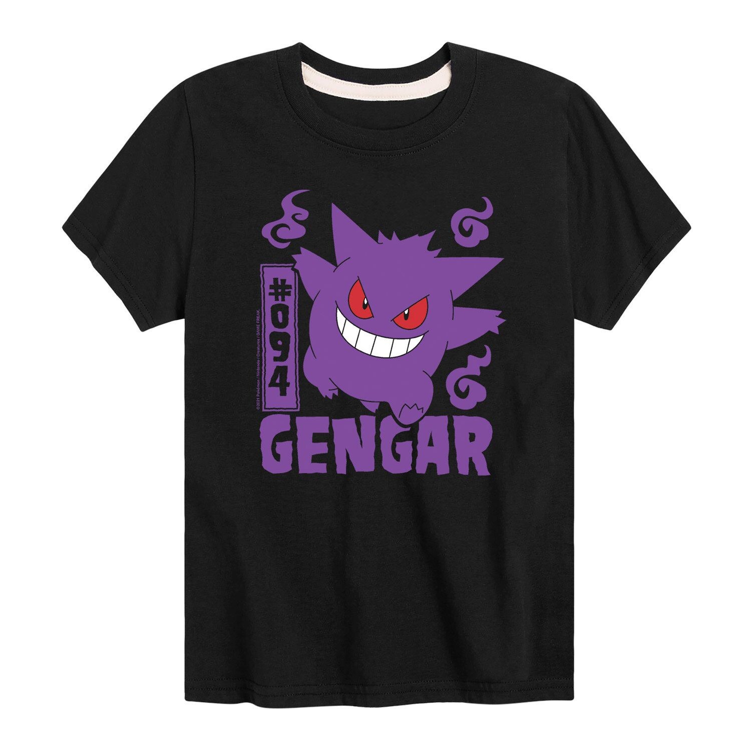 

Футболка с рисунком Pokemon Gengar 094 для мальчиков 8–20 лет Licensed Character