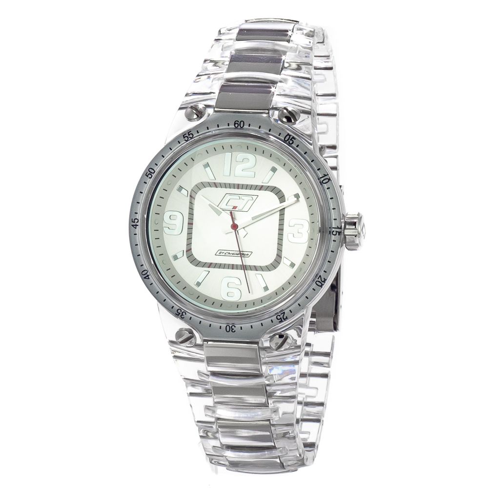 

Прозрачные часы из поликарбоната Chronotech