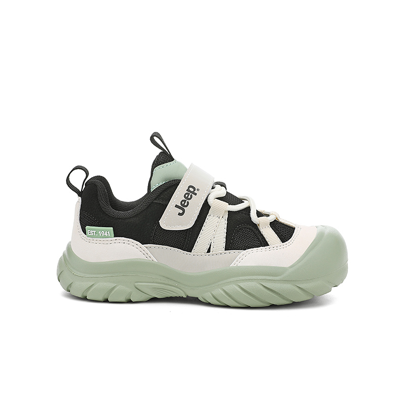 Jeep Беговые кроссовки Running Collection Waterproof Lightweight Cushioning Low top Casual черный Rice Green для детей — фото 3