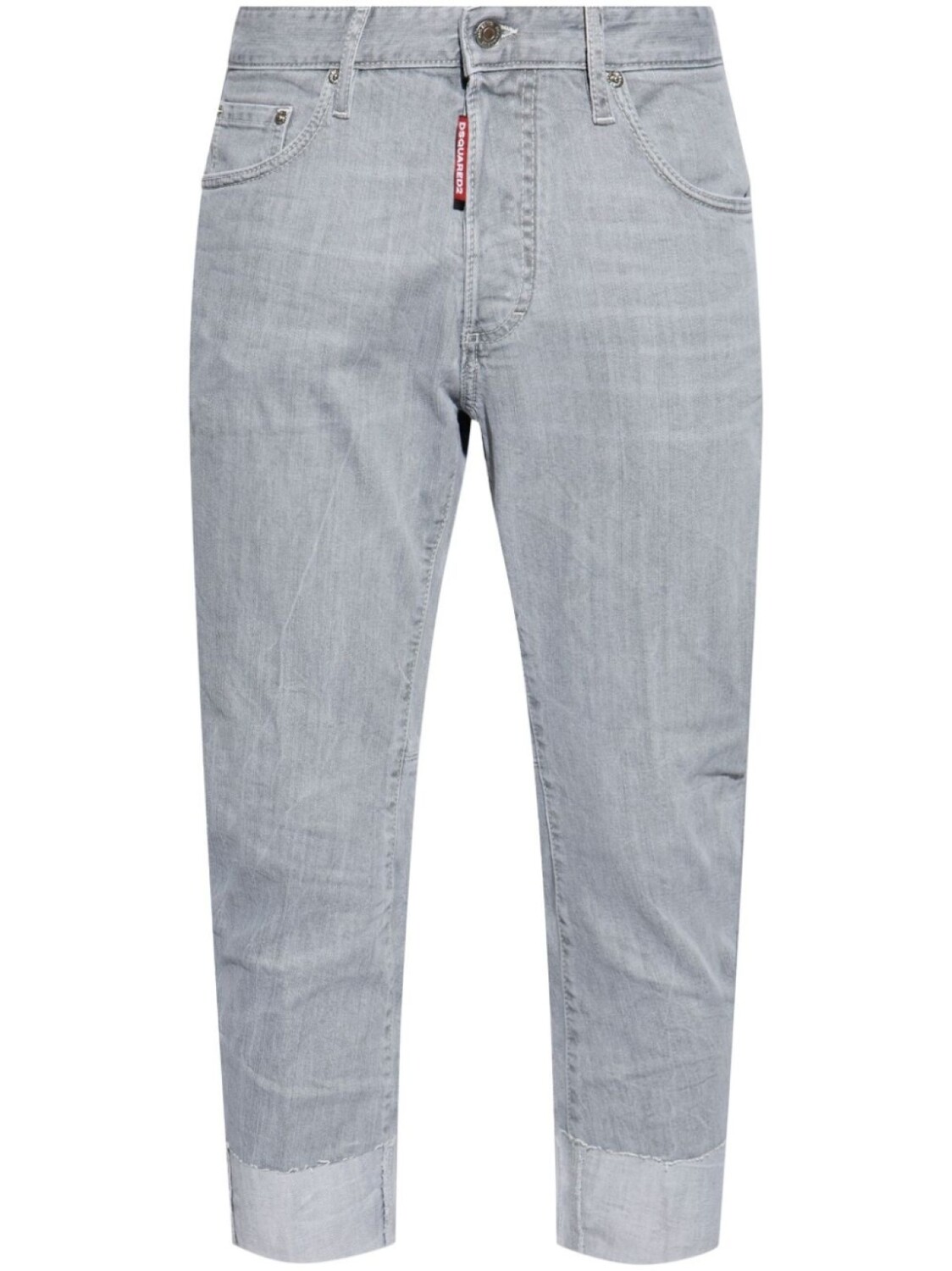 

Dsquared2 укороченные джинсы Tidy Biker, серый