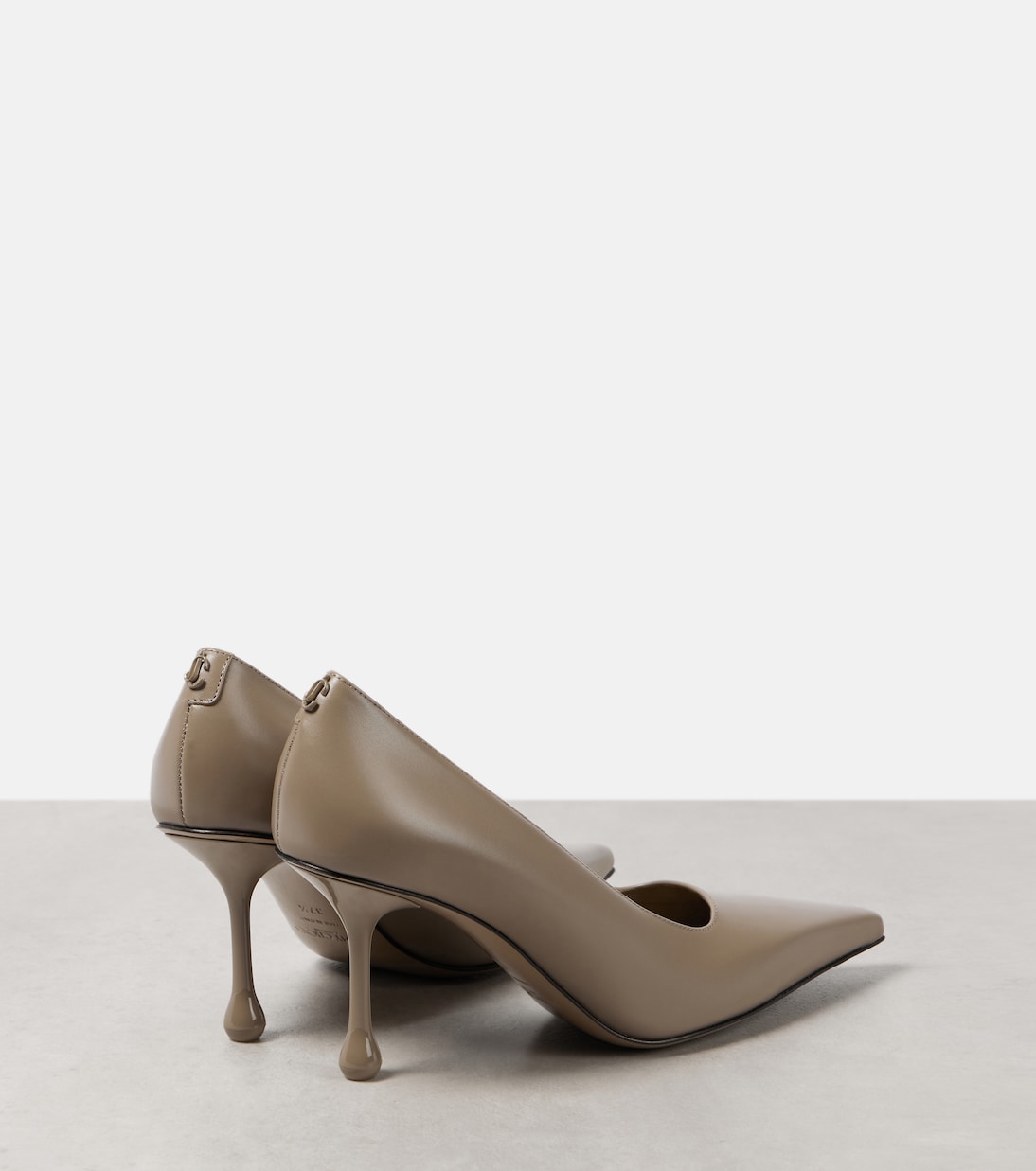 Кожаные туфли Ixia 80 Jimmy Choo, серо-коричневый — фото 2