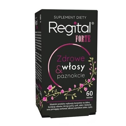 

Regital Forte Здоровые волосы, кожа, ногти, 60 капсул Diagnose Sa