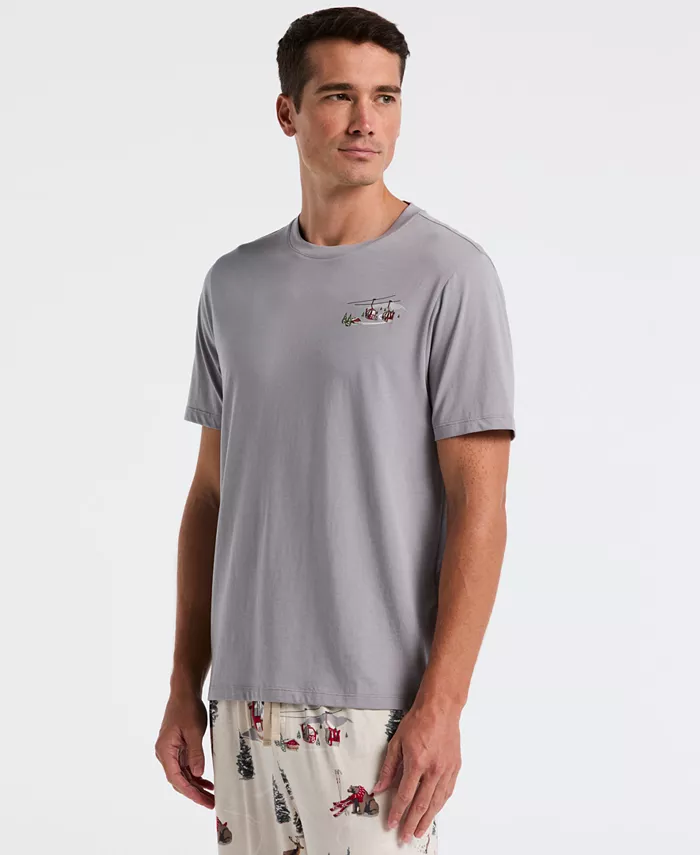 

Мужская футболка с короткими рукавами Perry Ellis Portfolio, серый