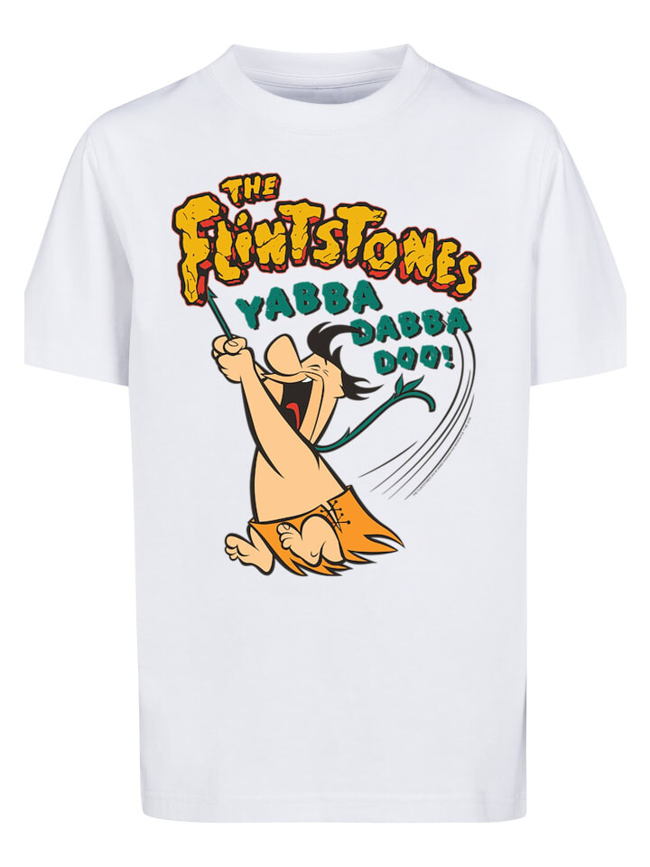 

Футболка F4NT4STIC Die Familie Feuerstein Fred Yabba Dabba Doo, белый