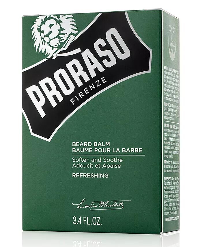 Бальзам для бороды — освежающий аромат, 3,4 унции Proraso — фото 3