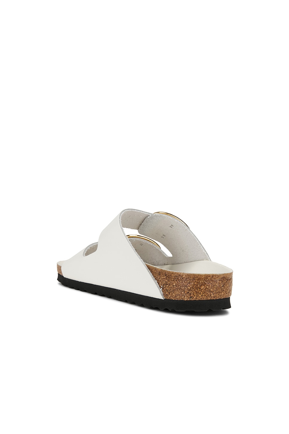 Arizona Hammered Big Buckle Сандалии Birkenstock, Antique White — фото 3