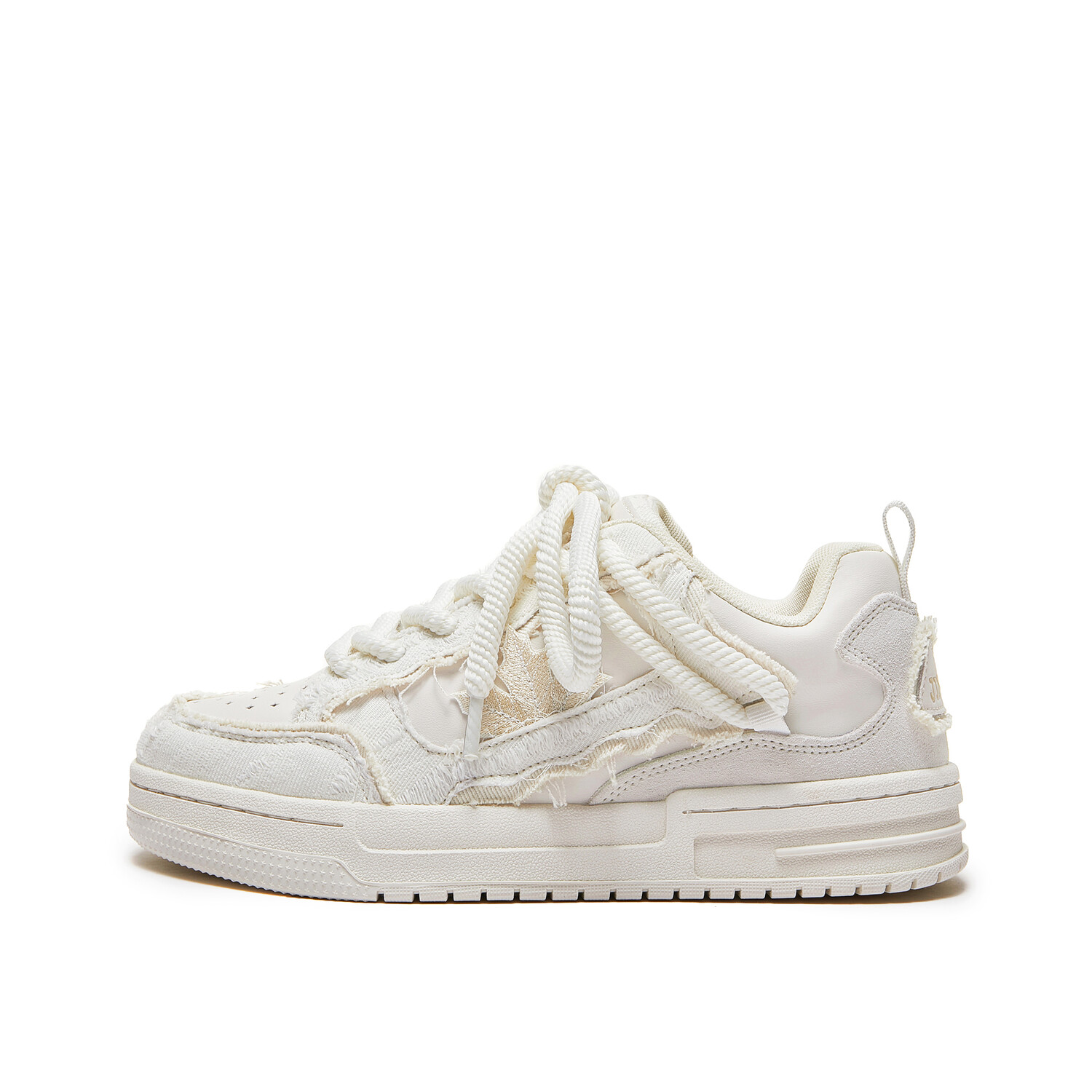 

Кроссовки JIPOSEN Gipperson Skateboarding Shoes Unisex Low-top Off-white, белый