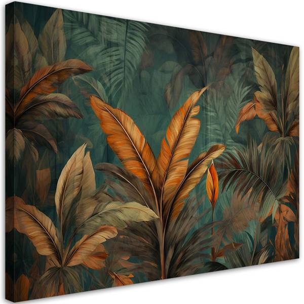 

Картина арт-принт KUNSTLOFT Autumn Jungle Foliage 2, зеленый