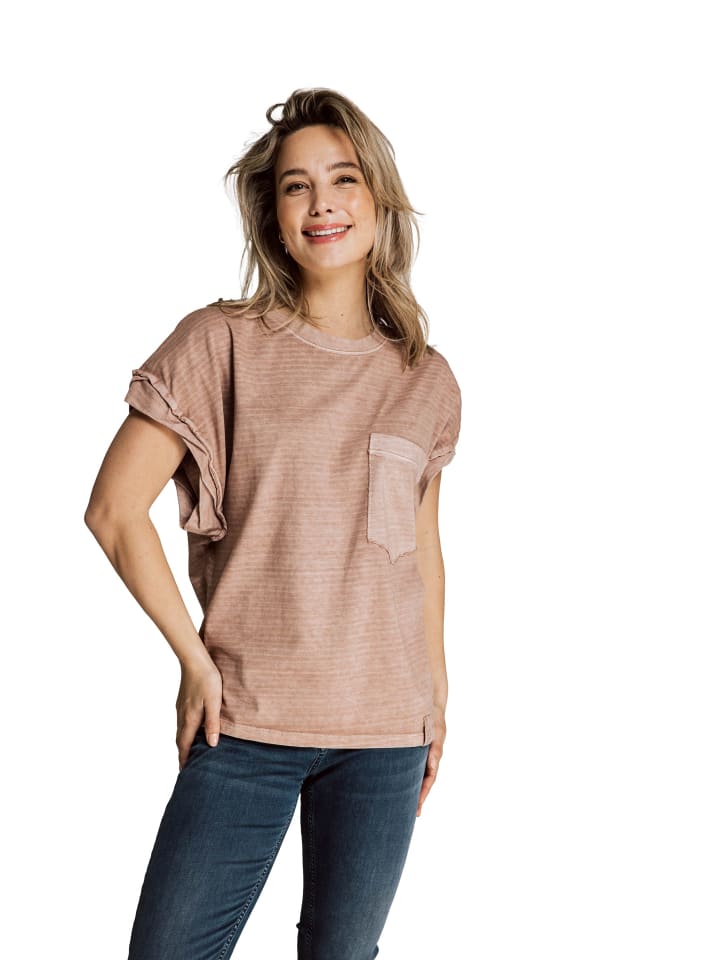 

Женская футболка ZHSVEA SPECIAL коричневого цвета ZHRILL