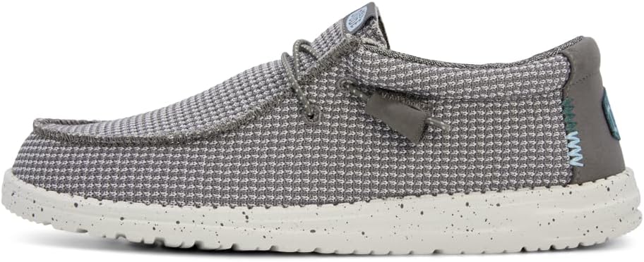 

Мужские лоферы без шнурков HEYDUDE Wally Sport Mesh, серый