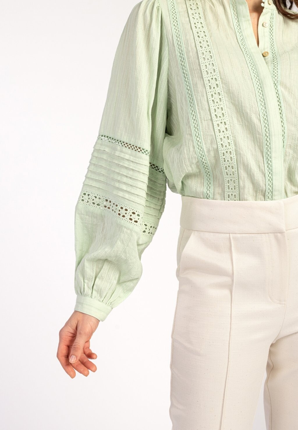 

Блузка-рубашка Macaria Co Aaiko, мята