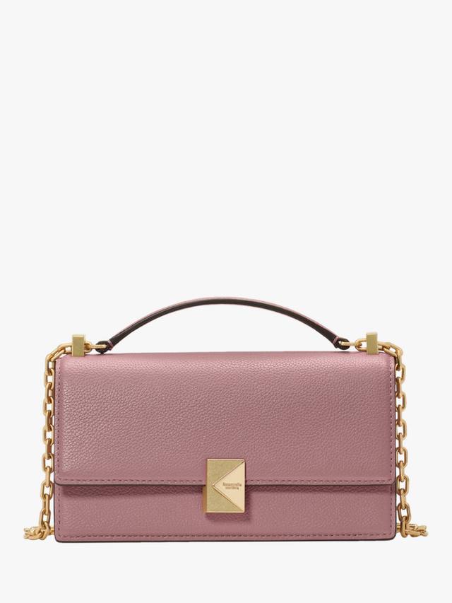 

Кожаная мини-сумка кроссбоди Deco kate spade new york, Dusk Rose