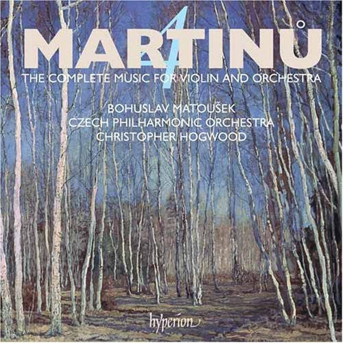 

CD диск Martinu / Matousek / Cpo / Hogwood: Music for Violin & Orchestra 4