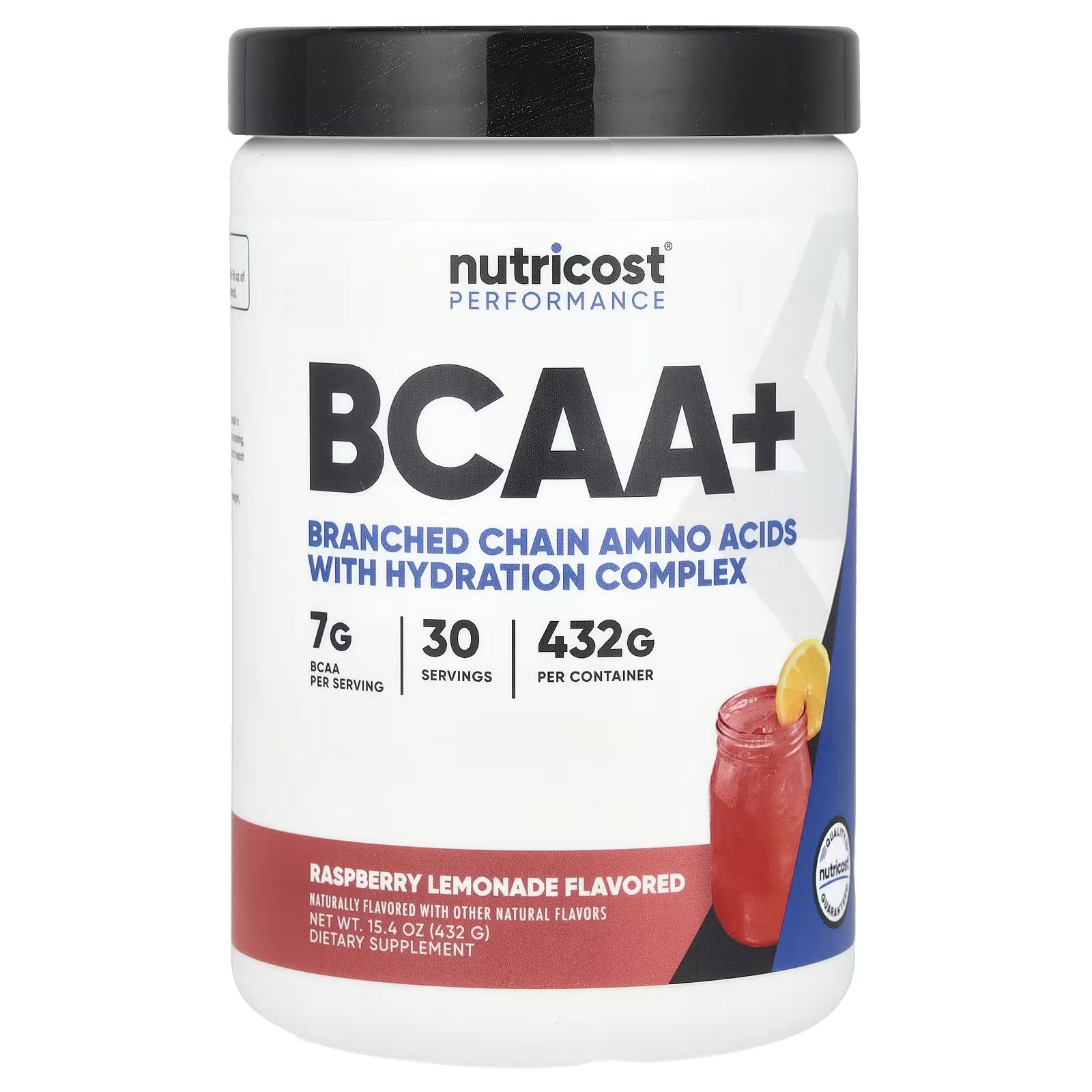 

Performance, BCAA+, малиновый лимонад, 15,4 унции (432 г) Nutricost