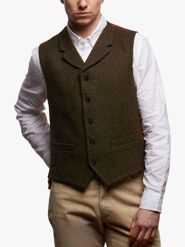 

Шерстяной жилет Sherwood Guards London, Dark Green