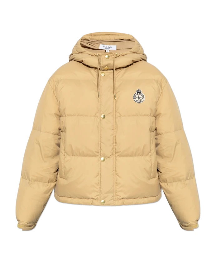 

Пуховик из сельской коллекции. Sporty & Rich, бежевый