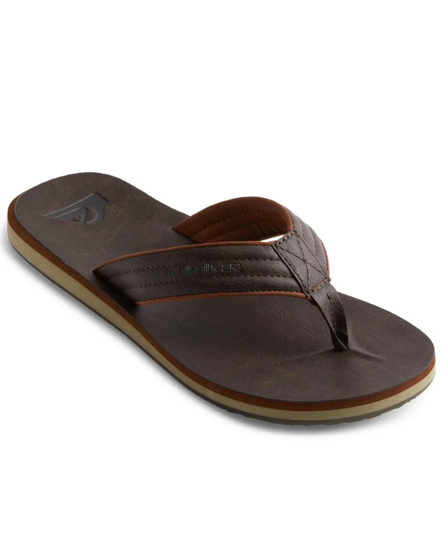 Мужские сандалии Quiksilver CARVER NUBUCK коричневые