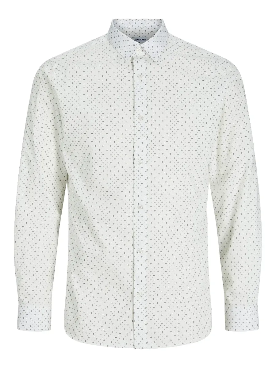 

Детская рубашка с длинными рукавами Jack & Jones "JJJOE PRINT SHIRT LS AW24 JNR" Jack & Jones Junior, цвет White Detail