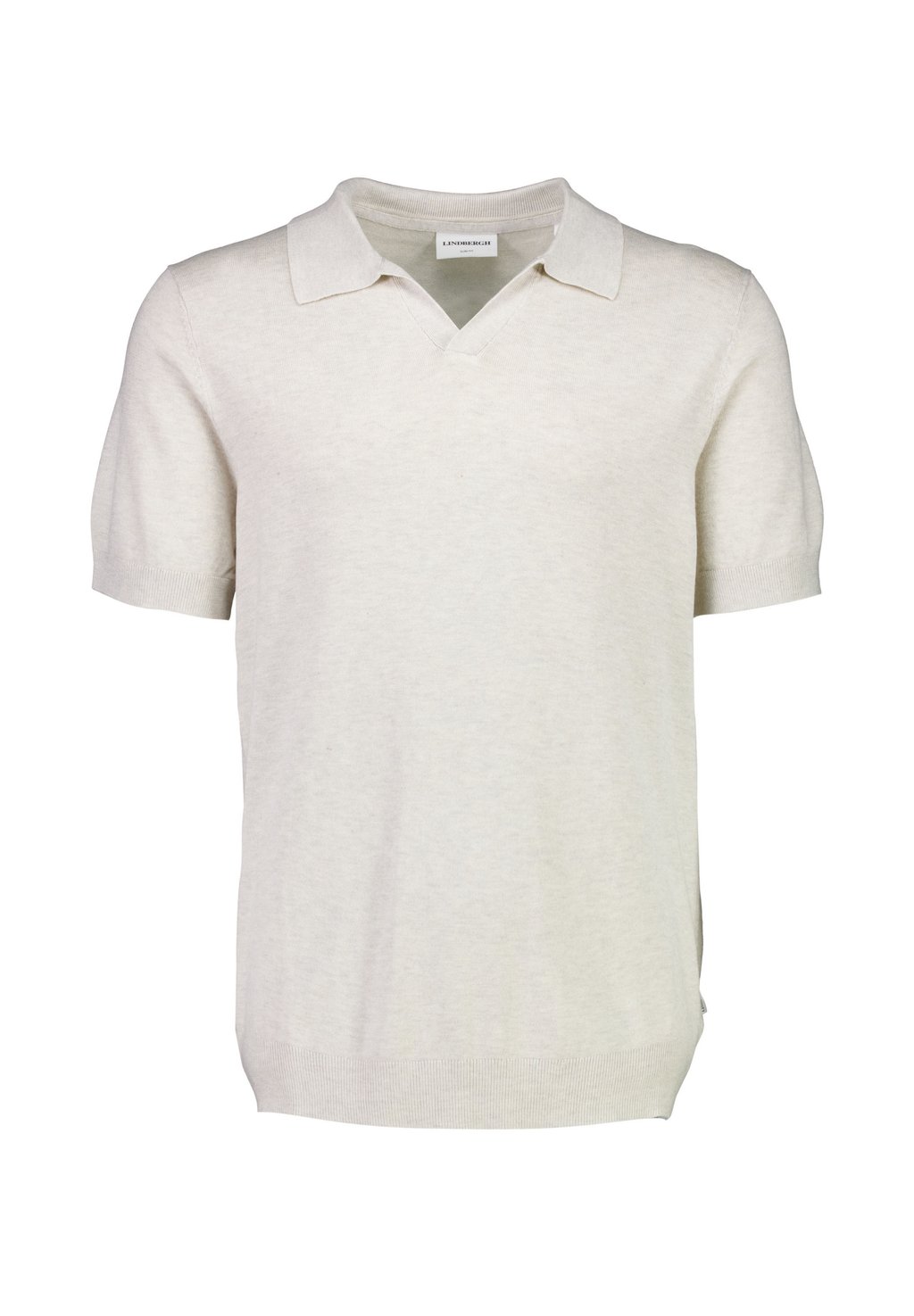 

Поло SS V-NECK Lindbergh, слоновая кость