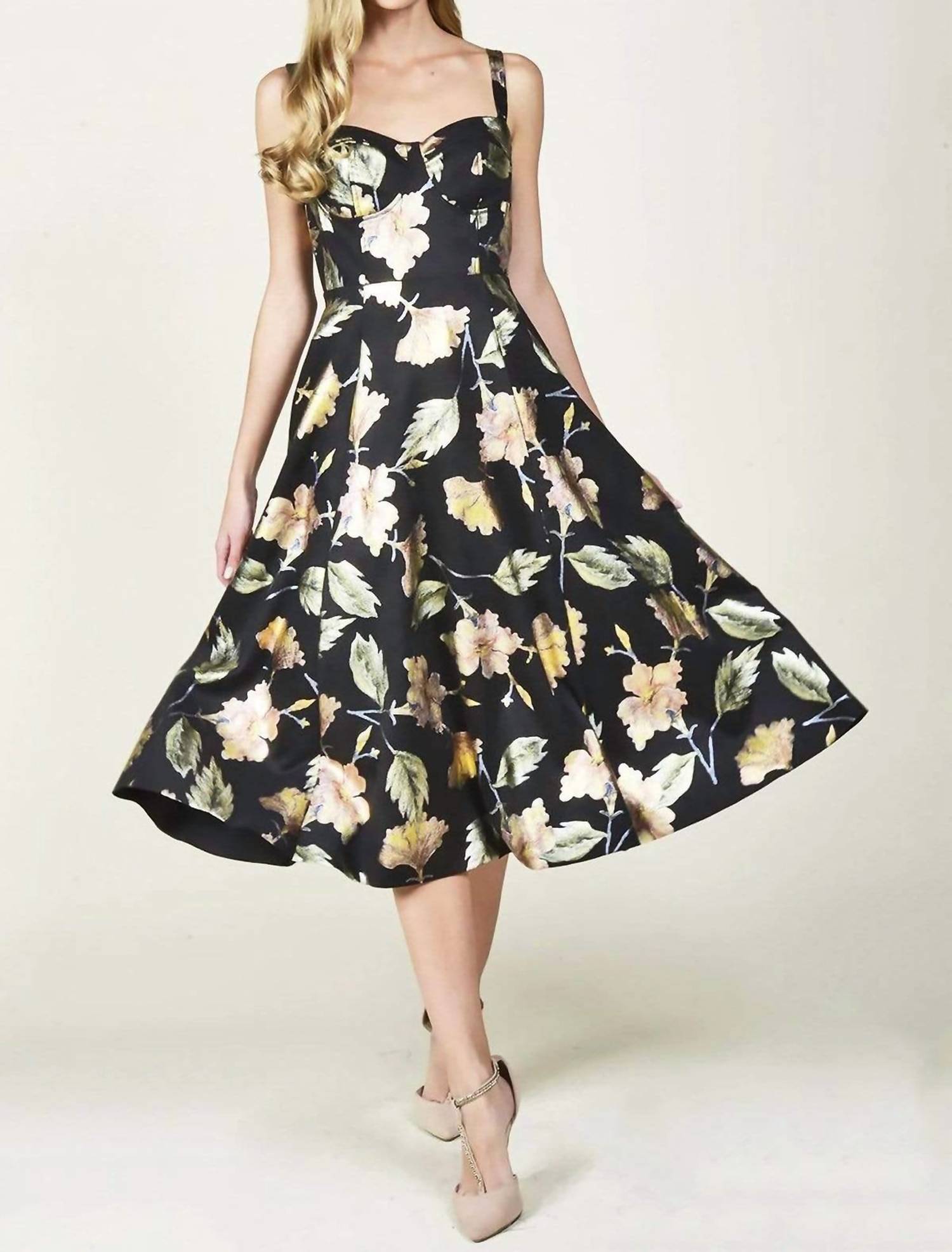 

Платье Nadia Metallic Midi в цвете Carmen's Rose EVA FRANCO