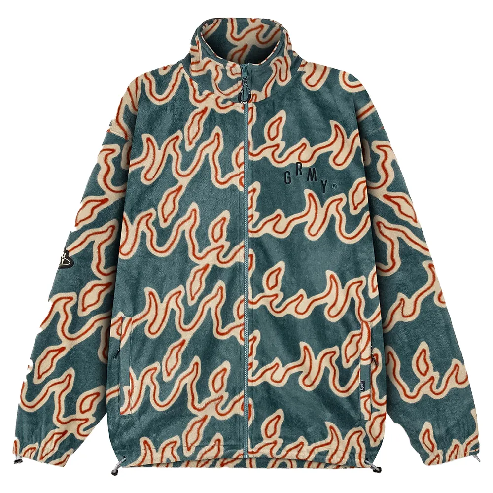 

Толстовка Grimey Voodoo Child full zip, синий