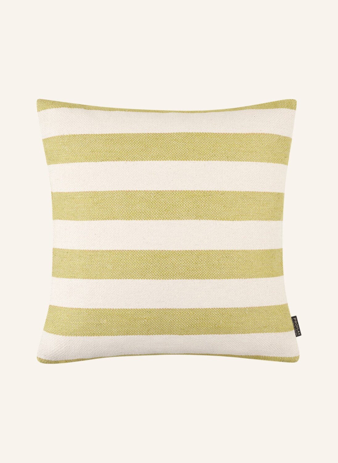 

Декоративная подушка Proflax LIMES, 45x45 см, цвет creme/hellgrün