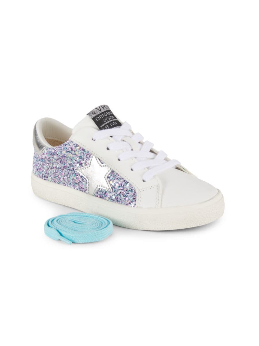 

Кроссовки Joyce Glitter Star для девочек Vintage Havana, цвет White Glitter Pop