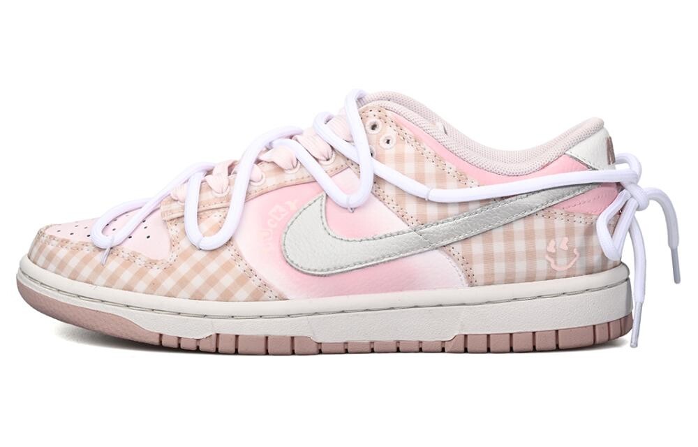 

Кроссовки Nike Dunk Skateboard Shoes Women's Low-Top Pink/White, Белый, Кроссовки Nike Dunk Skateboard Shoes Women's Low-Top Pink/White