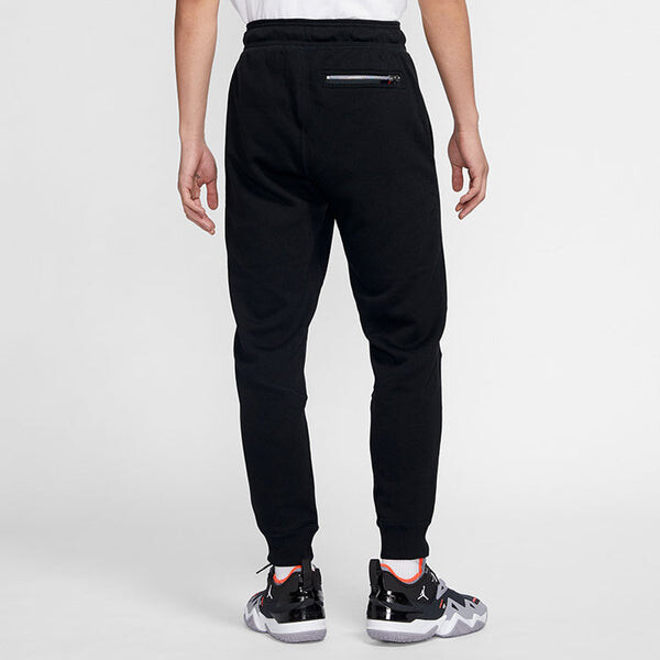 Спортивные штаны Men's Air Jordan Casual Black Sports Pants/Trousers/Joggers, черный — фото 4