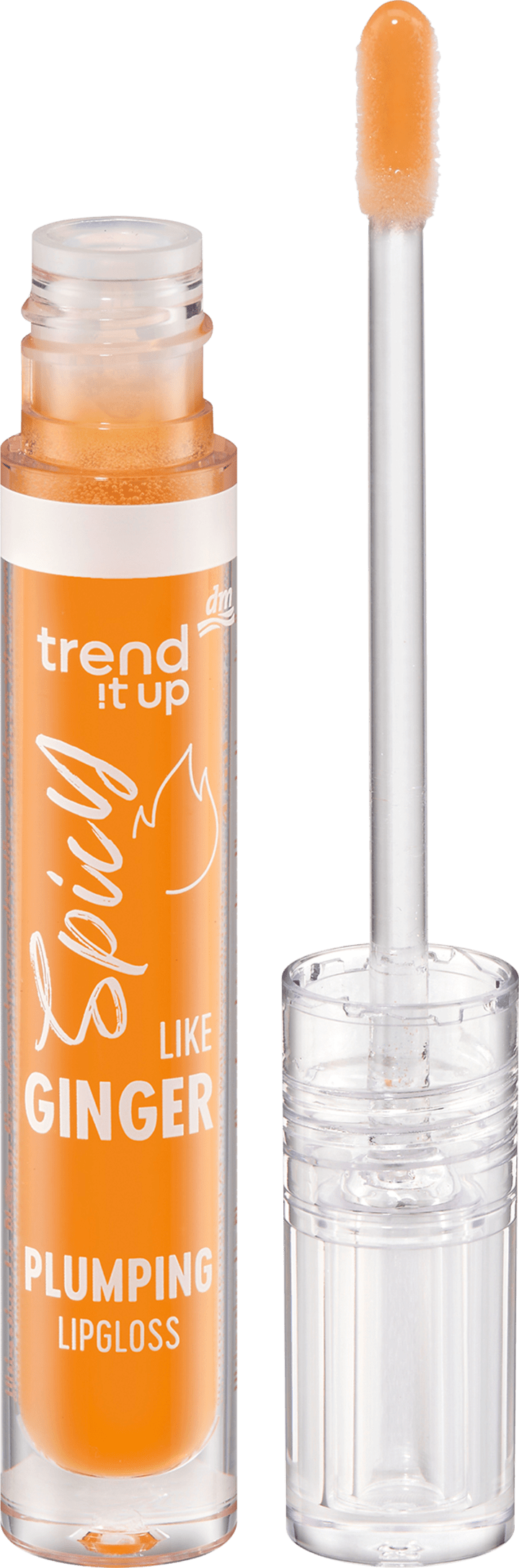 

Блеск для губ trend !t up Lipgloss Spicy Like Ginger Plumping 120 Sunset Orange, 4 ml