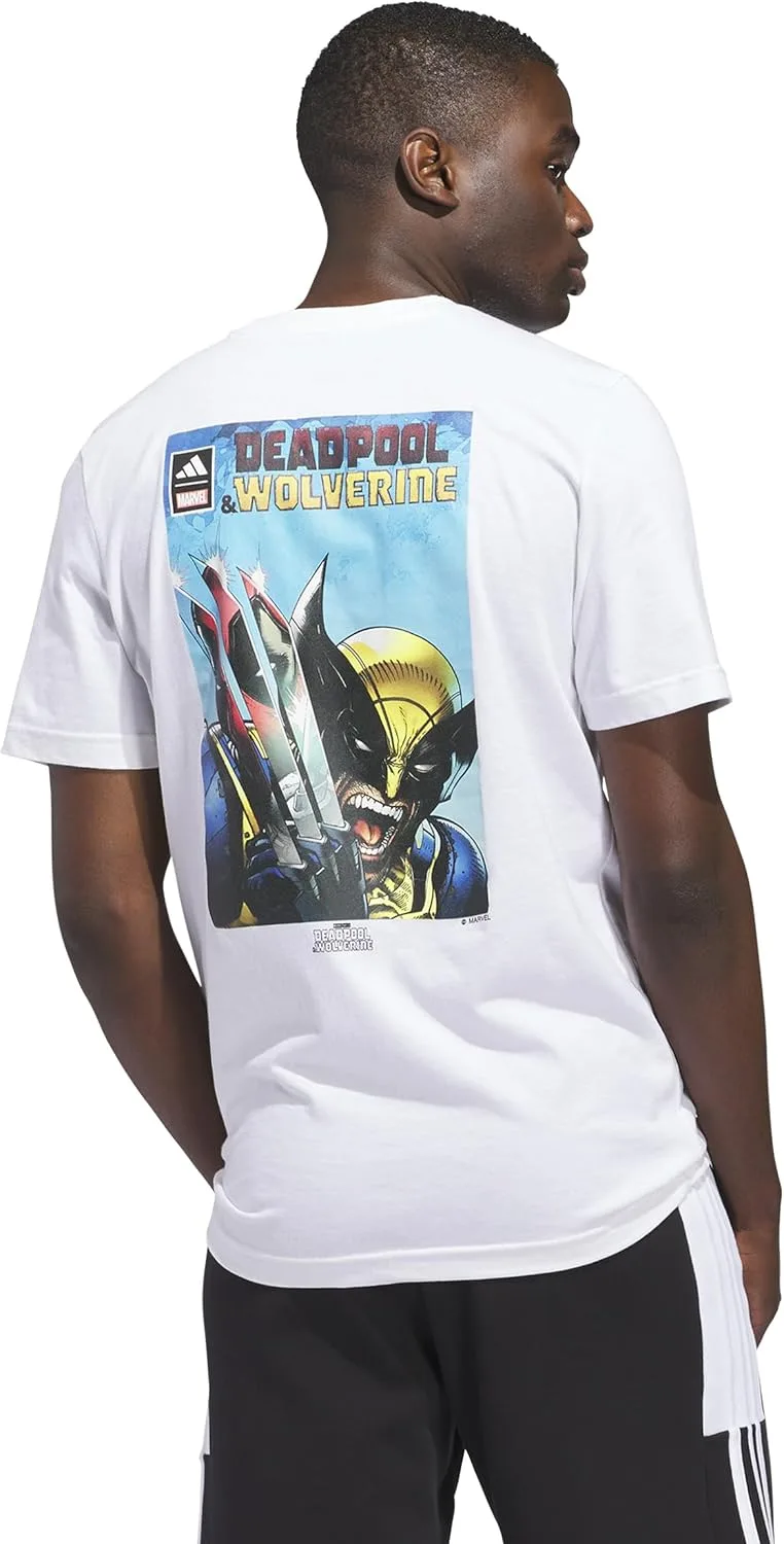 Футболка Adidas Marvel Deadpool and Wolverine — фото 4