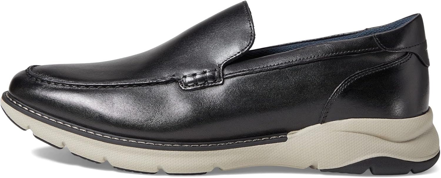 Лоферы Florsheim Frenzi с открытым носком венецианского типа, черный — фото 4