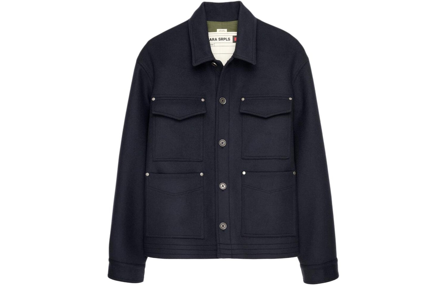 

Куртка мужская синяя Zara, синий